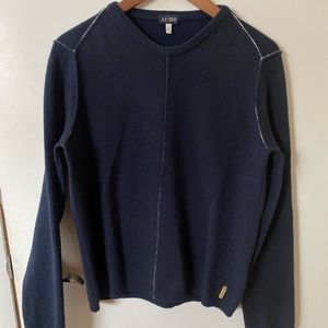 Armani Jeans Overlock Seam Sweater